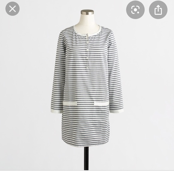 J. Crew Tops - J Crew Striped Pocket Tunic